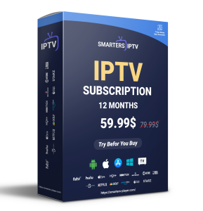 IPTV subscription 12 month