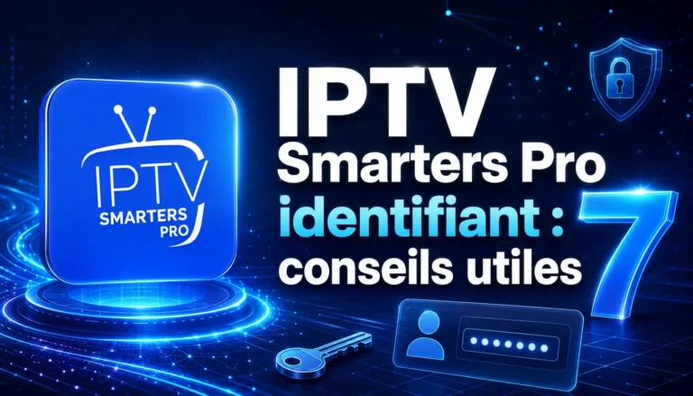 IPTV Smarters Pro identifiant avec 7 conseils utiles pour sécuriser la connexion