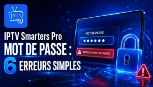 IPTV Smarters Pro mot de passe et 6 erreurs simples à corriger