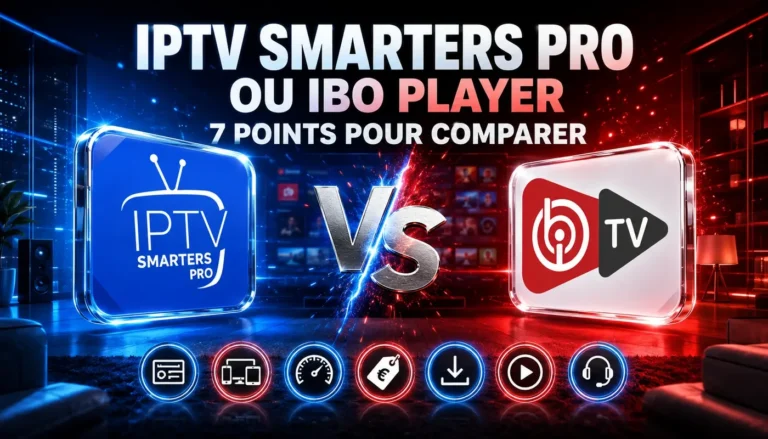 IPTV Smarters Pro ou IBO Player : comparaison en 7 points