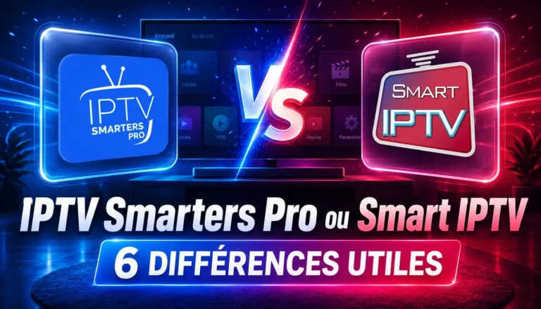 IPTV Smarters Pro ou Smart IPTV : comparaison de 6 différences utiles