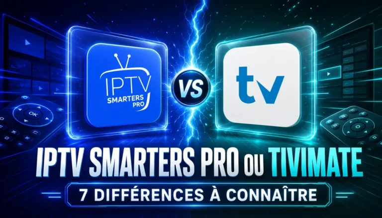 IPTV Smarters Pro ou TiviMate : 7 différences à connaître
