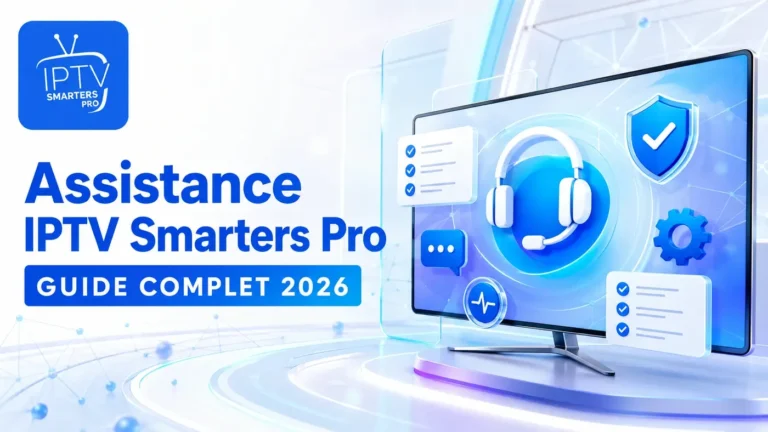 Assistance IPTV Smarters Pro – guide complet 2026