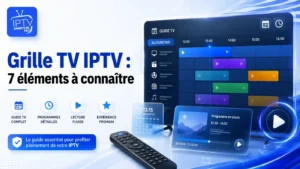 Grille TV IPTV : 7 éléments à connaître pour comprendre le guide TV