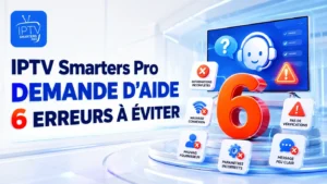 IPTV Smarters Pro demande d’aide : 6 erreurs à éviter