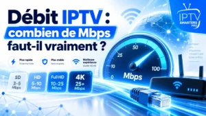 Débit IPTV : combien de Mbps faut-il vraiment pour une connexion stable