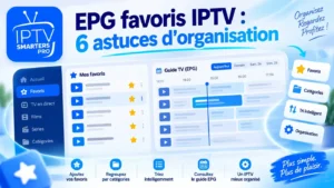 EPG favoris IPTV : 6 astuces d’organisation