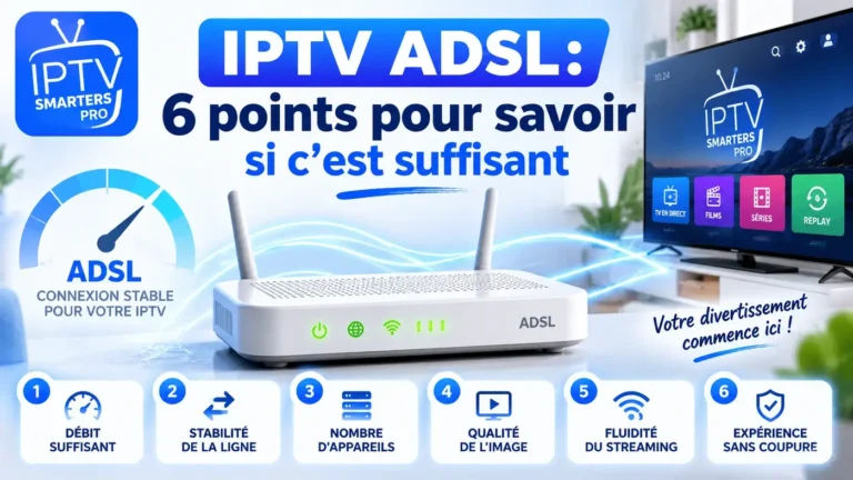 IPTV ADSL : 6 points pour savoir si la connexion est suffisante