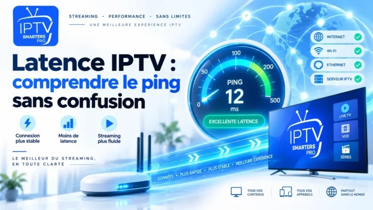 Latence IPTV : comprendre le ping sans confusion