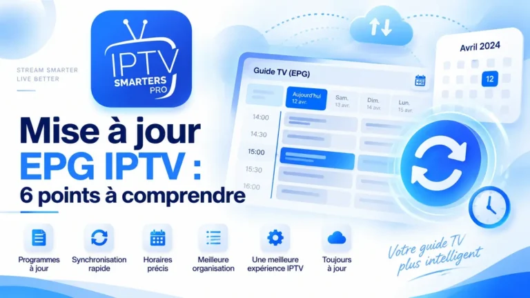 Mise à jour EPG IPTV : 6 points à comprendre