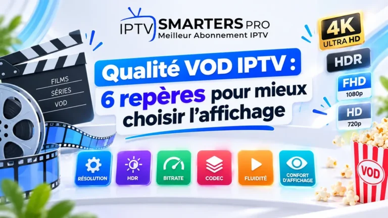 Qualité VOD IPTV : 6 repères pour mieux choisir l’affichage
