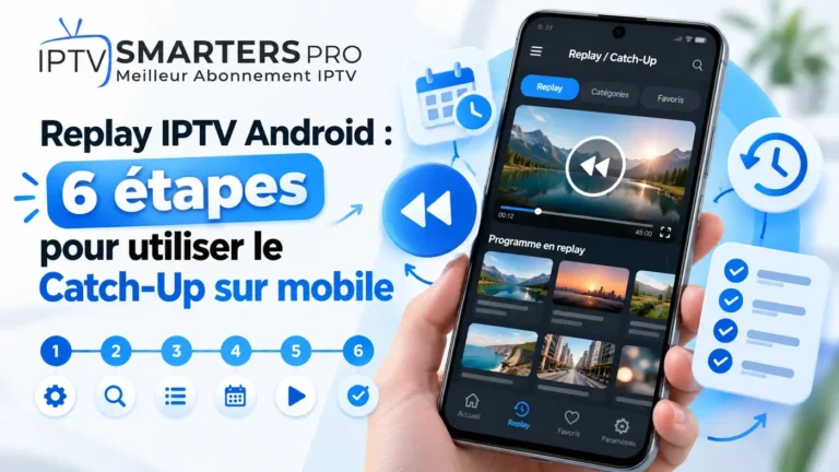 Replay IPTV Android – utiliser le Catch-Up sur mobile en 6 étapes