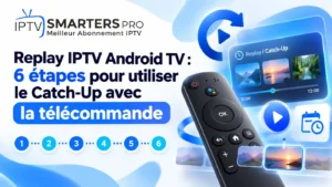 Replay IPTV Android TV avec Catch-Up et télécommande