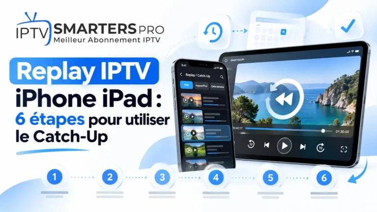 Replay IPTV iPhone iPad – utiliser le Catch-Up en 6 étapes