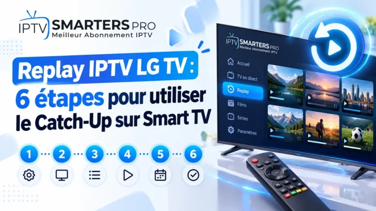Replay IPTV LG TV avec Catch-Up sur Smart TV