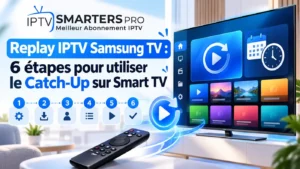 Replay IPTV Samsung TV avec Catch-Up sur Smart TV en 6 étapes