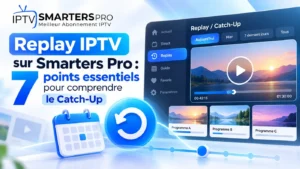 Replay IPTV sur Smarters Pro avec fonction Catch-Up et guide des programmes