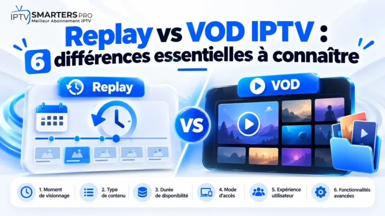 Replay vs VOD IPTV : 6 différences essentielles entre replay et vidéo à la demande